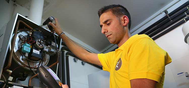 revisón de la caldera