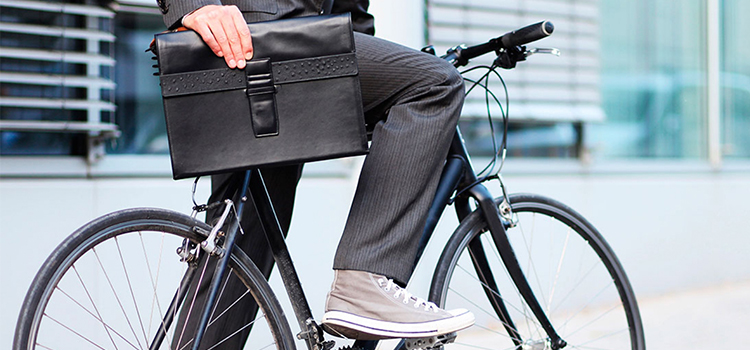 desplazarse en bicicleta